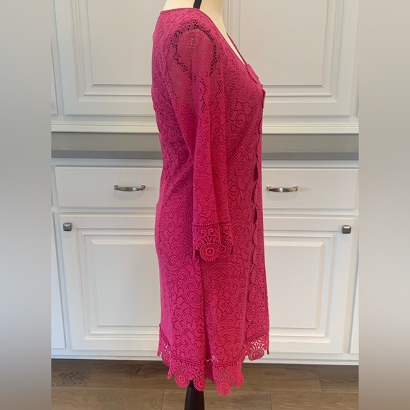 Laundry by Shelli Segal Los Angeles ~ Sheath Dress in Pink ~ Size 10 - Picture 4 of 14